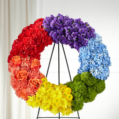 Circle of Love Wreath – T BEARS FLORIST & GIFTS, Columbus OH