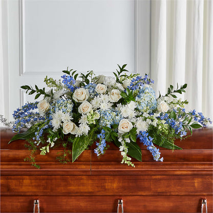 Timeless Essence Casket Spray – T BEARS FLORIST & GIFTS, Columbus OH