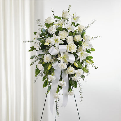 With Care Standing Spray – T BEARS FLORIST & GIFTS, Columbus OH
