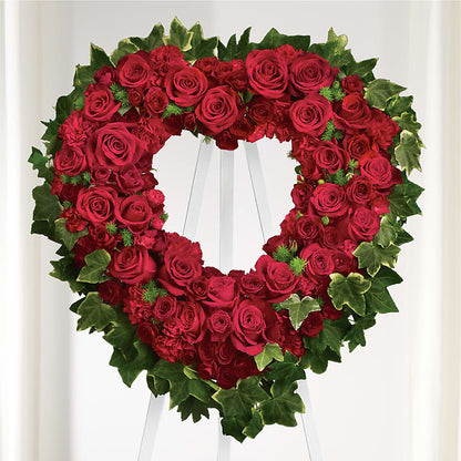 Wholehearted Standing Spray – T BEARS FLORIST & GIFTS, Columbus OH