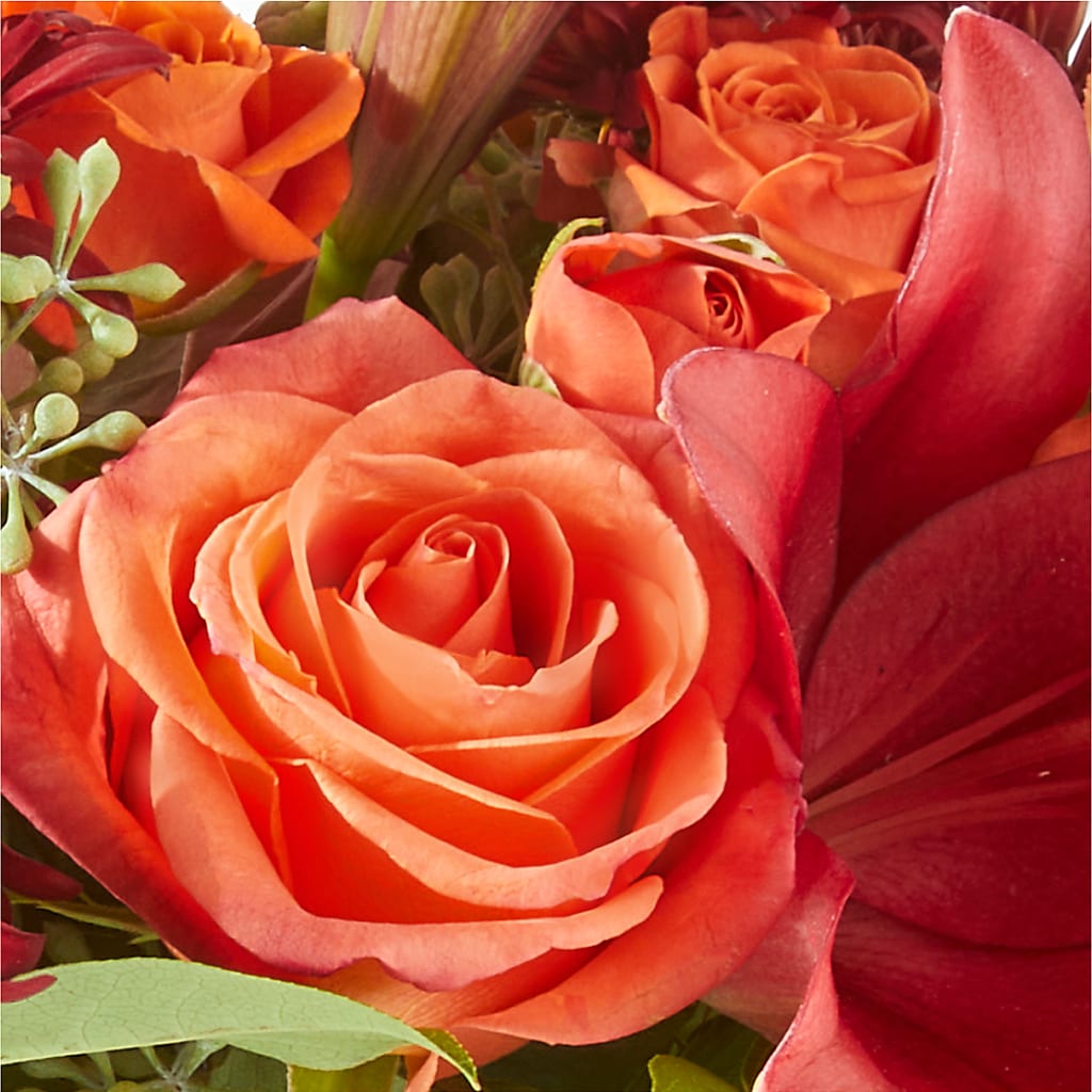 Crimson Leaves Bouquet – T BEARS FLORIST & GIFTS, Columbus OH