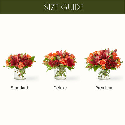 Crimson Leaves Bouquet – T BEARS FLORIST & GIFTS, Columbus OH