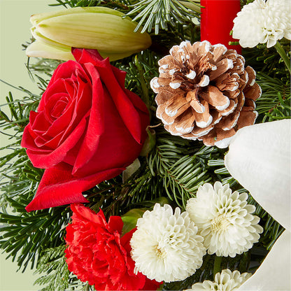 Seasonal Festivities Centerpiece – T BEARS FLORIST & GIFTS, Columbus OH