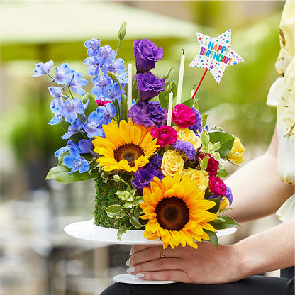 Star of the Day Floral Cake – T BEARS FLORIST & GIFTS, Columbus OH