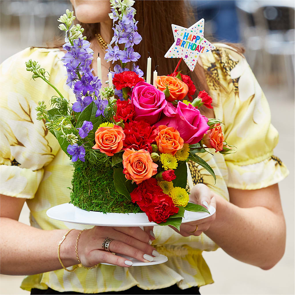 Best Year Yet Floral Cake – T BEARS FLORIST & GIFTS, Columbus OH