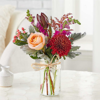 Moody Hues Bouquet – T BEARS FLORIST & GIFTS, Columbus OH