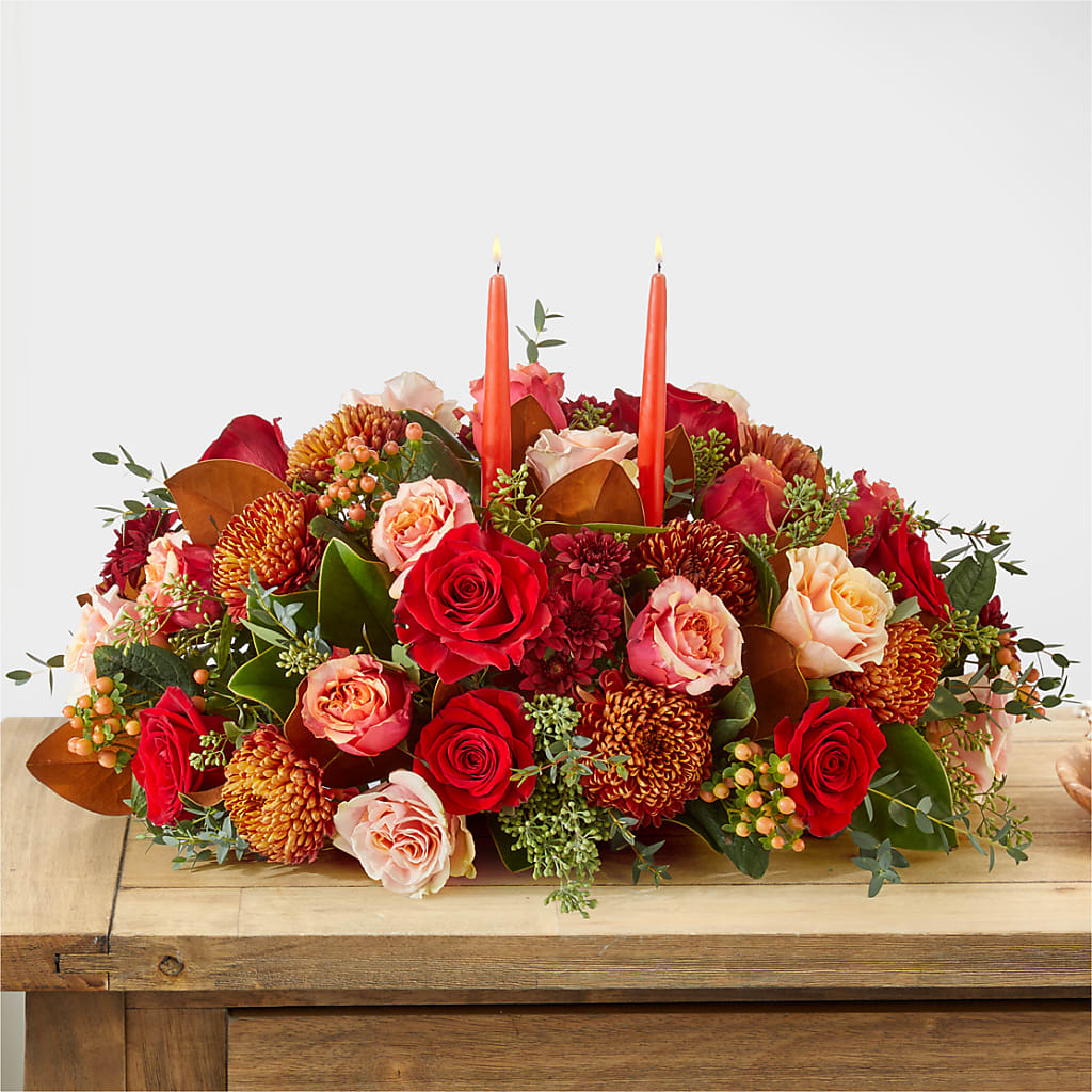 Gather Near Centerpiece – T BEARS FLORIST & GIFTS, Columbus OH