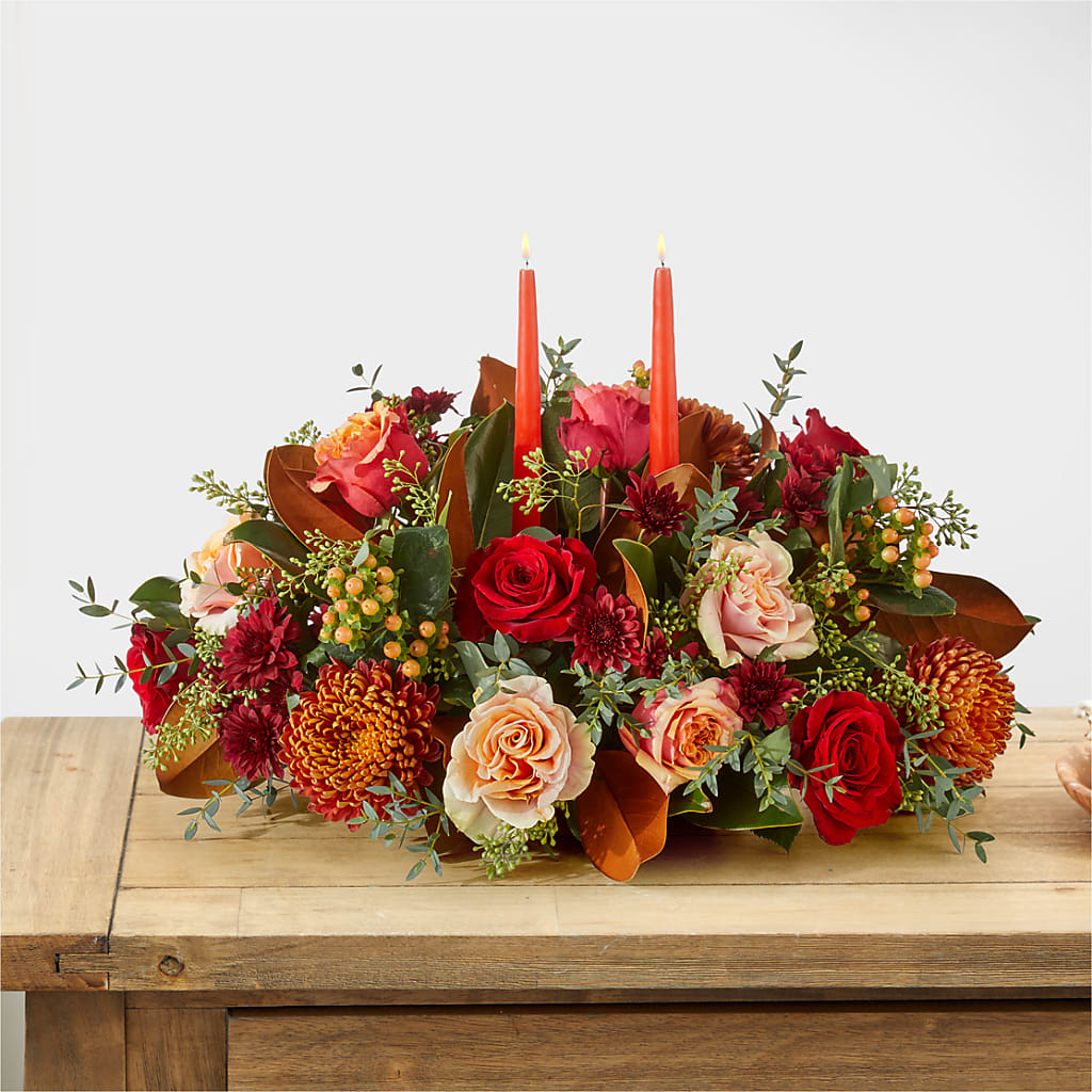 Gather Near Centerpiece – T BEARS FLORIST & GIFTS, Columbus OH
