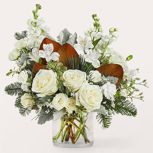 Fresh Snowfall Bouquet – T BEARS FLORIST & GIFTS, Columbus OH
