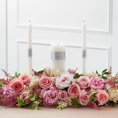 Worldwide Romance Unity Candle Arrangement – T BEARS FLORIST & GIFTS, Columbus OH