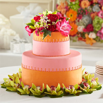 Sweet Citrus Cake Decor – T BEARS FLORIST & GIFTS, Columbus OH