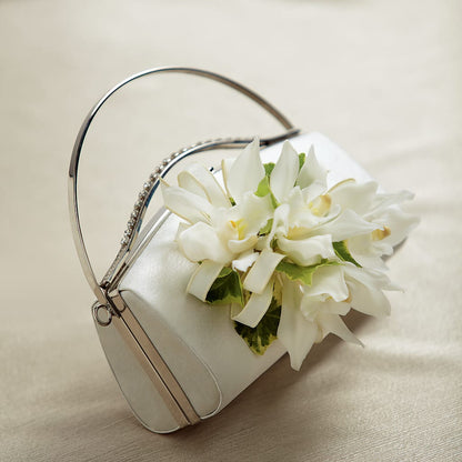 White Purse Decor – T BEARS FLORIST & GIFTS, Columbus OH